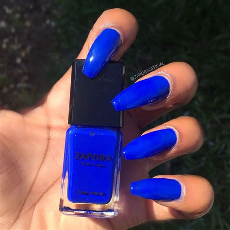 royal blue nail shades.